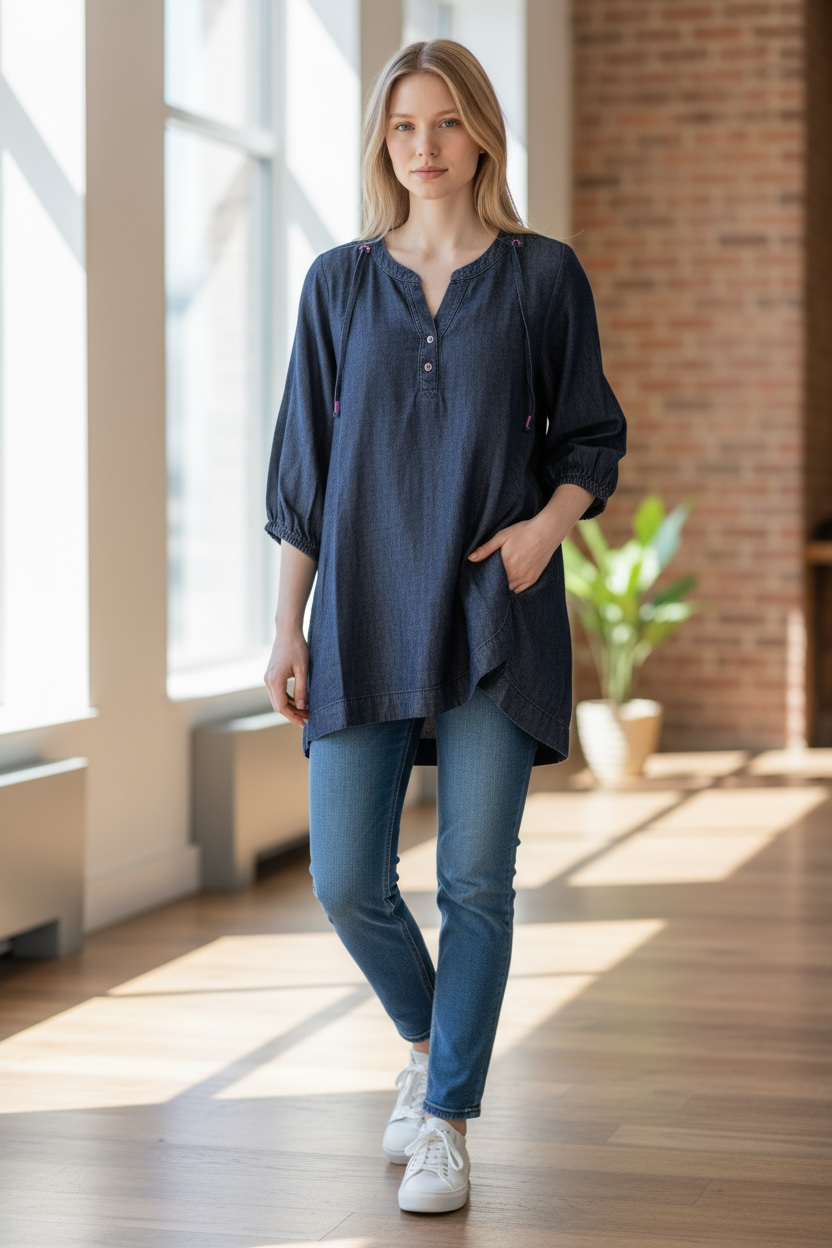 CECIL TOS Lyocell Bluse