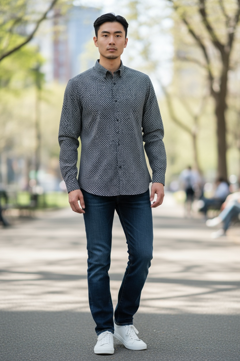 CALVIN KLEIN SLIM FIT CASUAL SHIRT