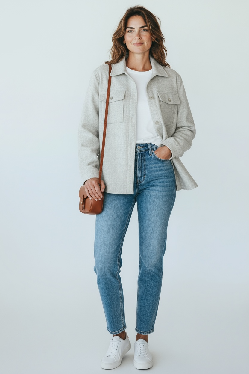 ANISTON CASCUAL JACKE BEIGE