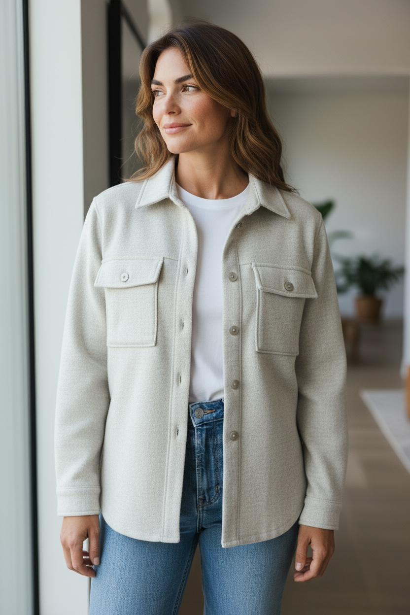 ANISTON CASCUAL JACKE BEIGE