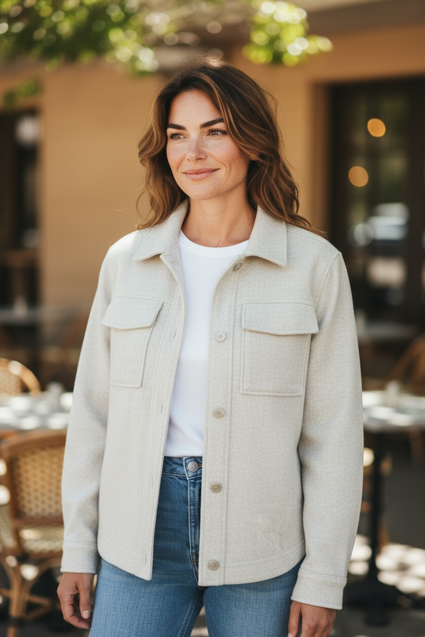 ANISTON CASCUAL JACKE BEIGE