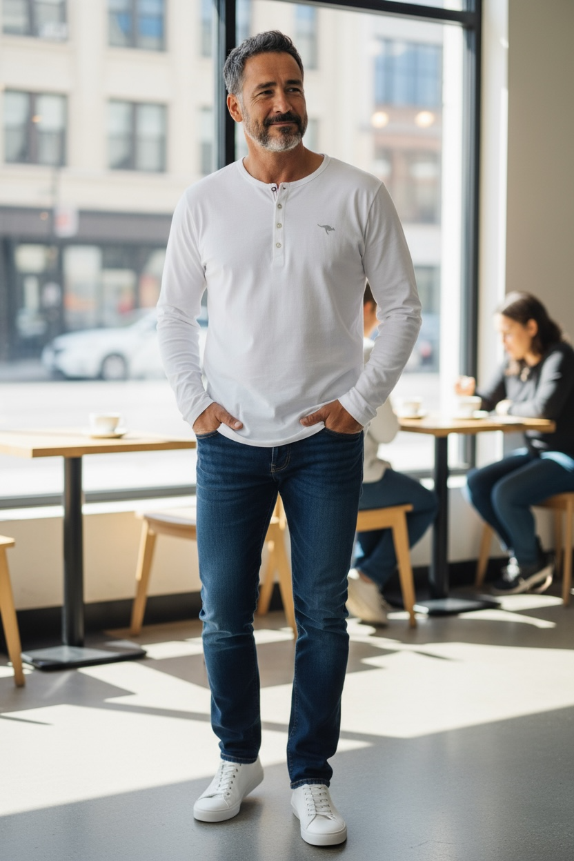 KangaROOS SHIRT KNOPFLEI