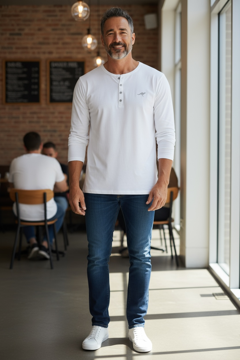 KangaROOS SHIRT KNOPFLEI