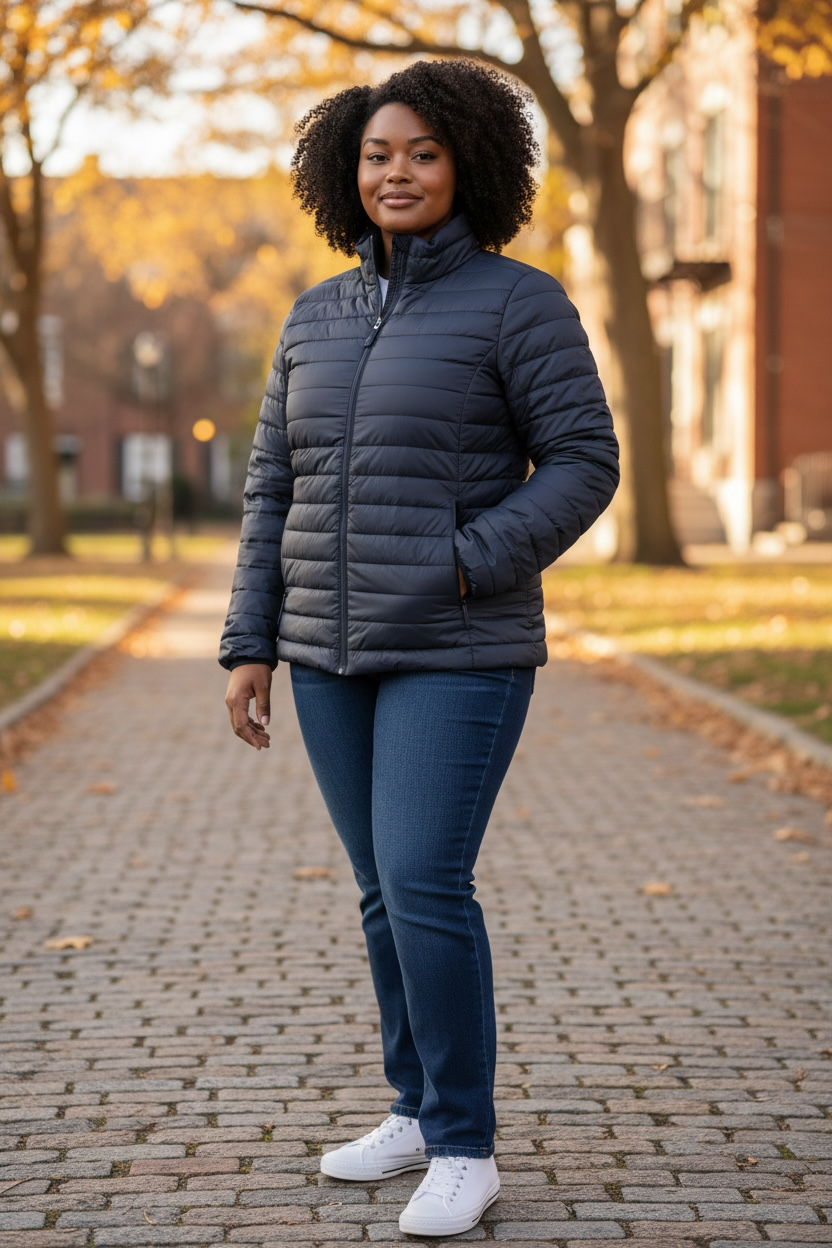 SCHWARZE WINTERJACKE FÜR DAMEN