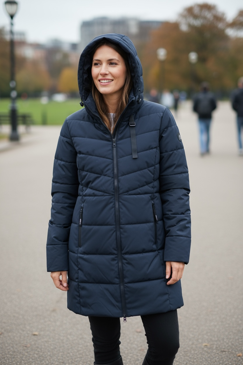 MARIKOO WOMENS OUTDOORJACKET NAVY COLOUR
